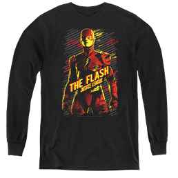 Justice League Movie The Flash - Youth Long Sleeve T-Shirt Youth Long Sleeve T-Shirt Justice League   