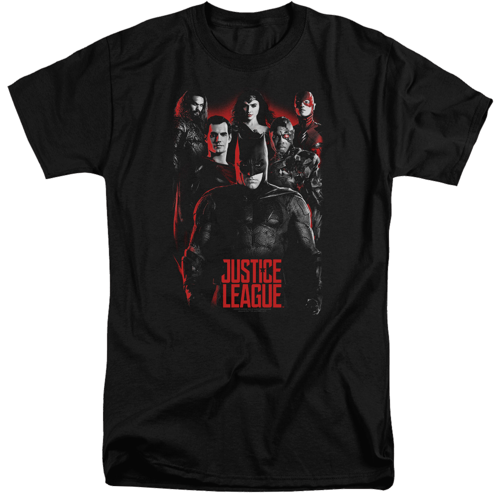 Justice League The League Men's Tall Fit T-Shirt Men's Tall Fit T-Shirt Justice League   