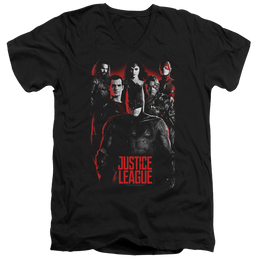 Justice League The League Men's V-Neck T-Shirt Men's V-Neck T-Shirt Justice League   