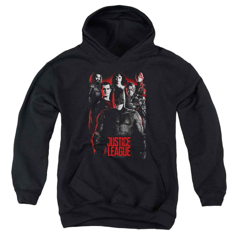 Justice League Movie The League - Youth Hoodie Youth Hoodie (Ages 8-12) Justice League   