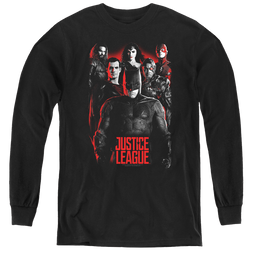 Justice League Movie The League - Youth Long Sleeve T-Shirt Youth Long Sleeve T-Shirt Justice League   