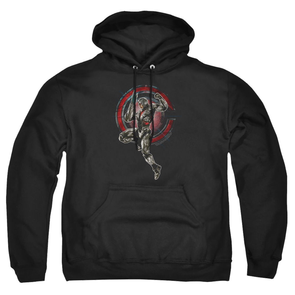 Justice League Movie Cyborg - Pullover Hoodie Pullover Hoodie Justice League   