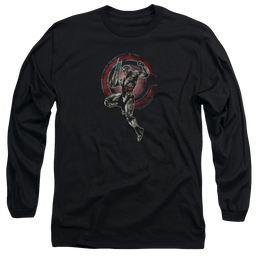 Justice League Movie Cyborg - Men's Long Sleeve T-Shirt Men's Long Sleeve T-Shirt Justice League   