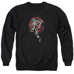 Justice League Movie Cyborg - Men's Crewneck Sweatshirt Men's Crewneck Sweatshirt Justice League   