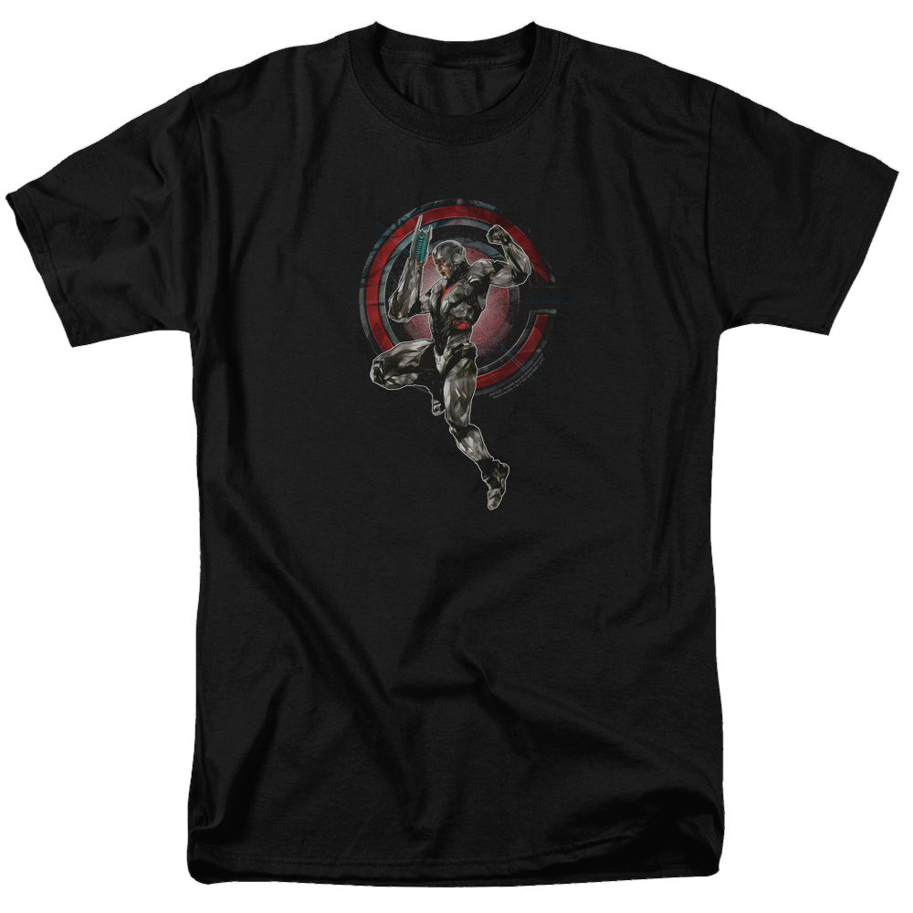 Justice League Movie Cyborg - Men's Regular Fit T-Shirt Men's Regular Fit T-Shirt Justice League   