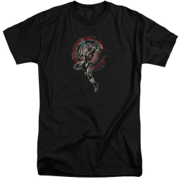 Justice League Movie Cyborg - Men's Tall Fit T-Shirt Men's Tall Fit T-Shirt Justice League   
