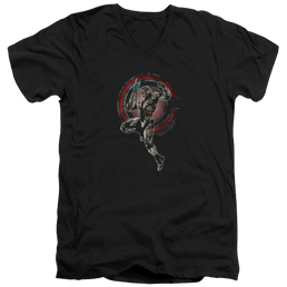 Justice League Movie Cyborg - Men's V-Neck T-Shirt Men's V-Neck T-Shirt Justice League   