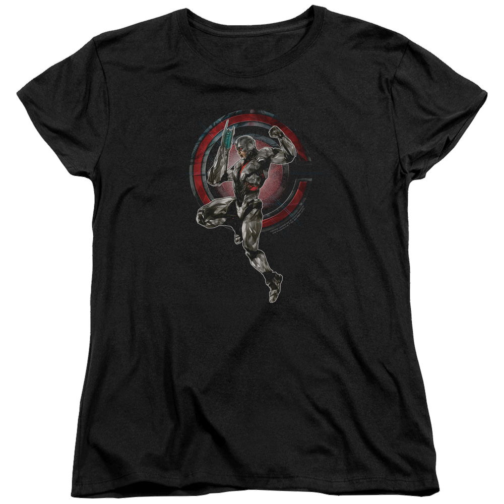 Justice League Movie Cyborg - Women's T-Shirt Women's T-Shirt Justice League   