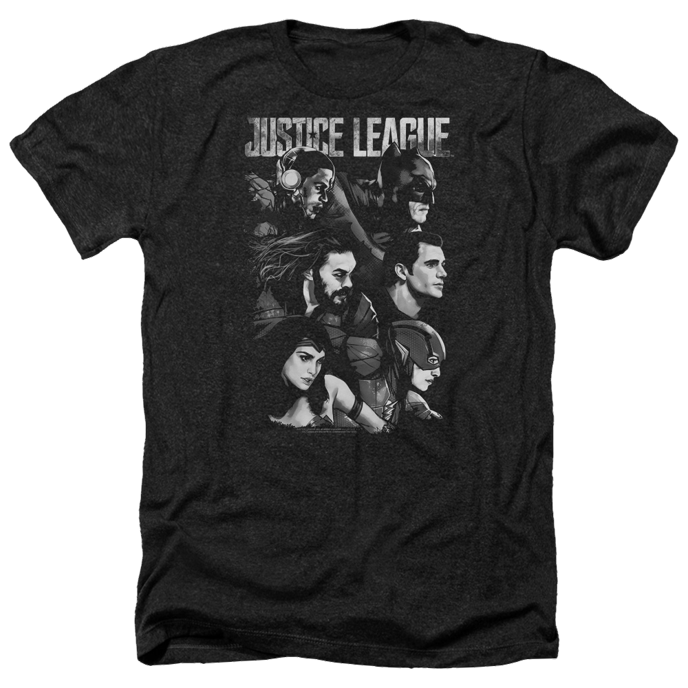 Justice League Pushing Forward Men's Heather T-Shirt Men's Heather T-Shirt Justice League   