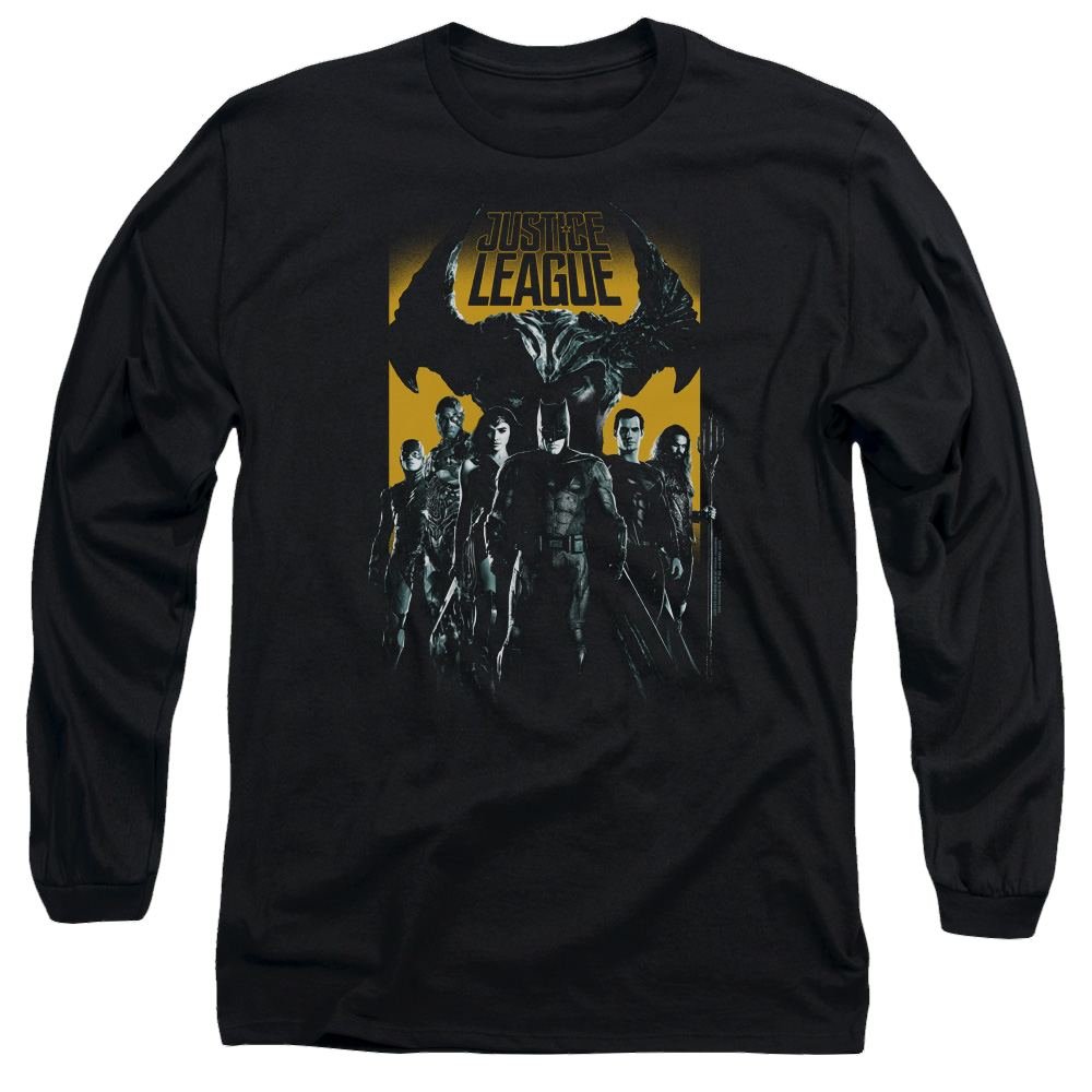 Justice League Stand Up To Evil Men's Long Sleeve T-Shirt Men's Long Sleeve T-Shirt Justice League   