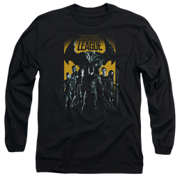 Justice League Stand Up To Evil Men's Long Sleeve T-Shirt Men's Long Sleeve T-Shirt Justice League   