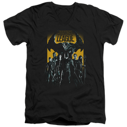 Justice League Stand Up To Evil Men's V-Neck T-Shirt Men's V-Neck T-Shirt Justice League   