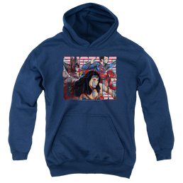 Justice League Movie Rally - Youth Hoodie Youth Hoodie (Ages 8-12) Justice League   