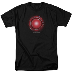 Justice League Cyborg Logo Men's Regular Fit T-Shirt Men's Regular Fit T-Shirt Justice League   