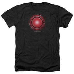 Justice League Cyborg Logo Men's Heather T-Shirt Men's Heather T-Shirt Justice League   