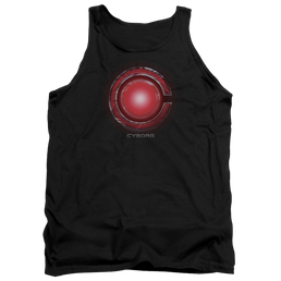 Justice League Cyborg Logo Men's Tank Men's Tank Justice League   