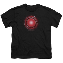 Justice League Movie Cyborg Logo - Youth T-Shirt Youth T-Shirt (Ages 8-12) Justice League   