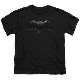 Justice League Movie Batman Logo - Youth T-Shirt Youth T-Shirt (Ages 8-12) Justice League   