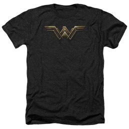 Justice League Wonder Woman Logo Men's Heather T-Shirt Men's Heather T-Shirt Justice League   