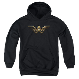 Justice League Movie Wonder Woman Logo - Youth Hoodie Youth Hoodie (Ages 8-12) Justice League   