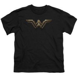 Justice League Movie Wonder Woman Logo - Youth T-Shirt Youth T-Shirt (Ages 8-12) Justice League   