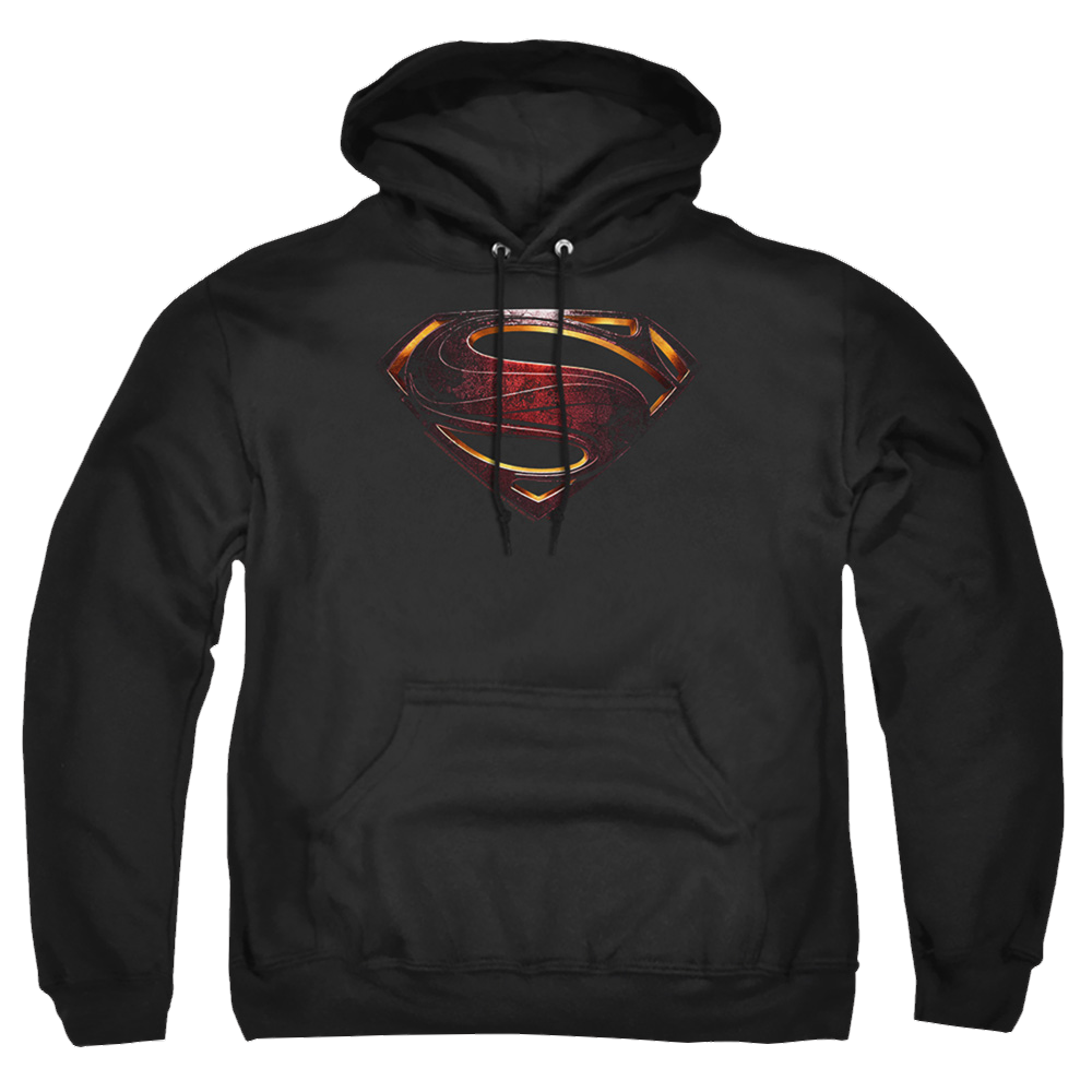Justice League Superman Logo Pullover Hoodie Pullover Hoodie Justice League   
