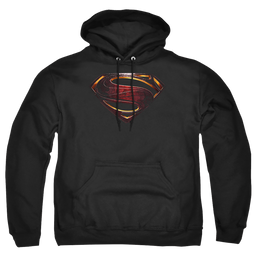 Justice League Superman Logo Pullover Hoodie Pullover Hoodie Justice League   