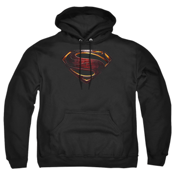 Justice League Superman Logo Pullover Hoodie Pullover Hoodie Justice League   
