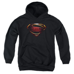 Justice League Movie Superman Logo - Youth Hoodie Youth Hoodie (Ages 8-12) Justice League   