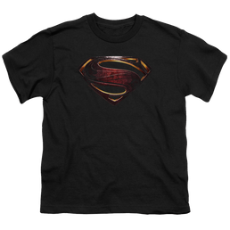 Justice League Movie Superman Logo - Youth T-Shirt Youth T-Shirt (Ages 8-12) Justice League   
