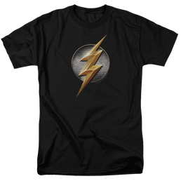 Justice League Flash Logo Men's Regular Fit T-Shirt Men's Regular Fit T-Shirt Justice League   