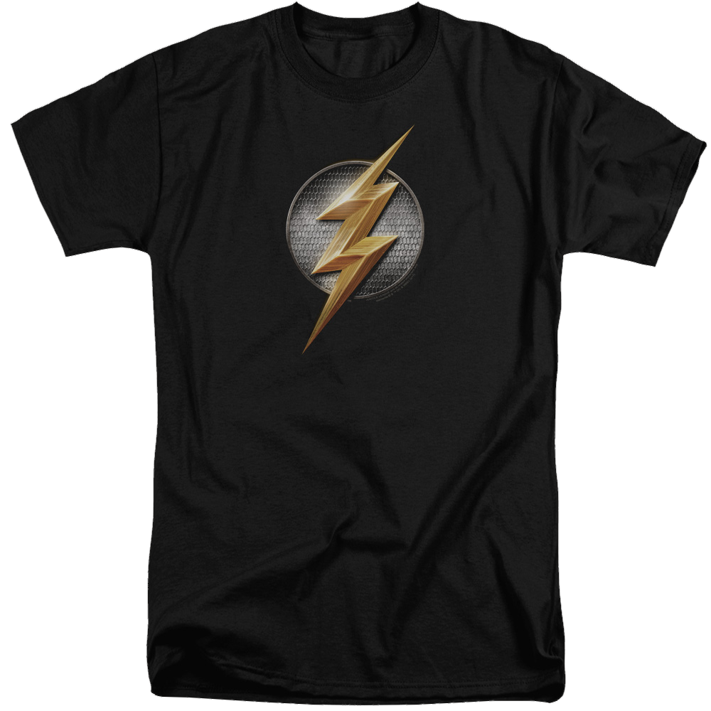 Justice League Flash Logo Men's Tall Fit T-Shirt Men's Tall Fit T-Shirt Justice League   