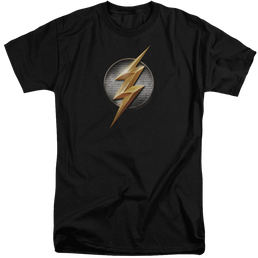 Justice League Flash Logo Men's Tall Fit T-Shirt Men's Tall Fit T-Shirt Justice League   