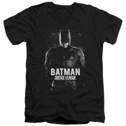 Justice League Batman Men's V-Neck T-Shirt Men's V-Neck T-Shirt Justice League   