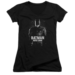 Justice League Batman Juniors V-Neck T-Shirt Juniors V-Neck T-Shirt Justice League   