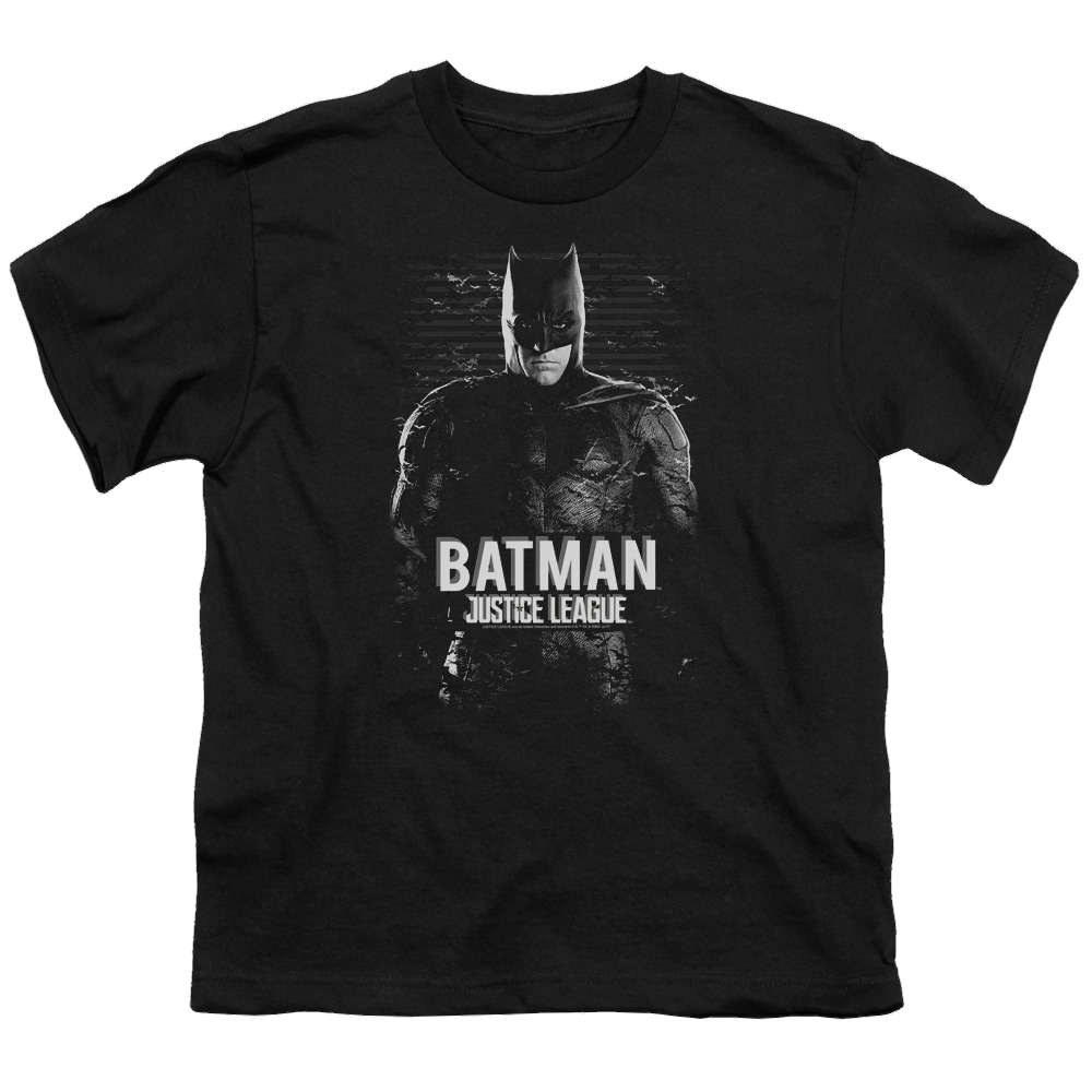 Justice League Movie Batman - Youth T-Shirt Youth T-Shirt (Ages 8-12) Justice League   