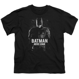 Justice League Movie Batman - Youth T-Shirt Youth T-Shirt (Ages 8-12) Justice League   