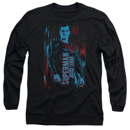 Justice League Superman Men's Long Sleeve T-Shirt Men's Long Sleeve T-Shirt Justice League   