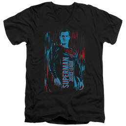 Justice League Superman Men's V-Neck T-Shirt Men's V-Neck T-Shirt Justice League   