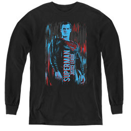 Justice League Movie Superman - Youth Long Sleeve T-Shirt Youth Long Sleeve T-Shirt Justice League   