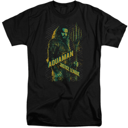 Justice League Aquaman Men's Tall Fit T-Shirt Men's Tall Fit T-Shirt Justice League   