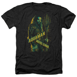Justice League Aquaman Men's Heather T-Shirt Men's Heather T-Shirt Justice League   