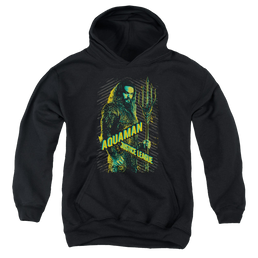 Justice League Movie Aquaman - Youth Hoodie Youth Hoodie (Ages 8-12) Justice League   