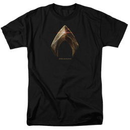 Justice League Aquaman Logo Men's Regular Fit T-Shirt Men's Regular Fit T-Shirt Justice League   