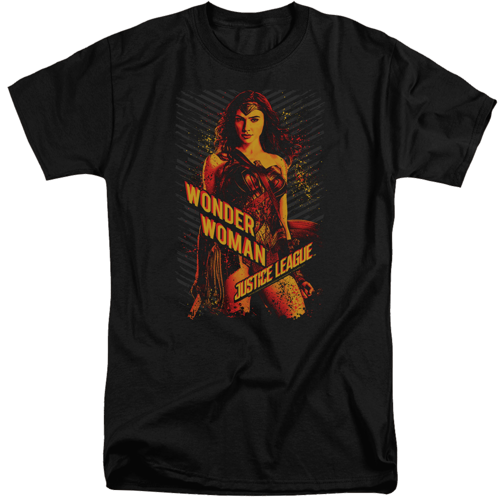 Justice League Wonder Woman Men's Tall Fit T-Shirt Men's Tall Fit T-Shirt Justice League   