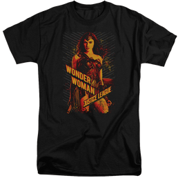 Justice League Wonder Woman Men's Tall Fit T-Shirt Men's Tall Fit T-Shirt Justice League   