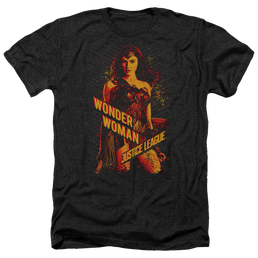 Justice League Wonder Woman Men's Heather T-Shirt Men's Heather T-Shirt Justice League   