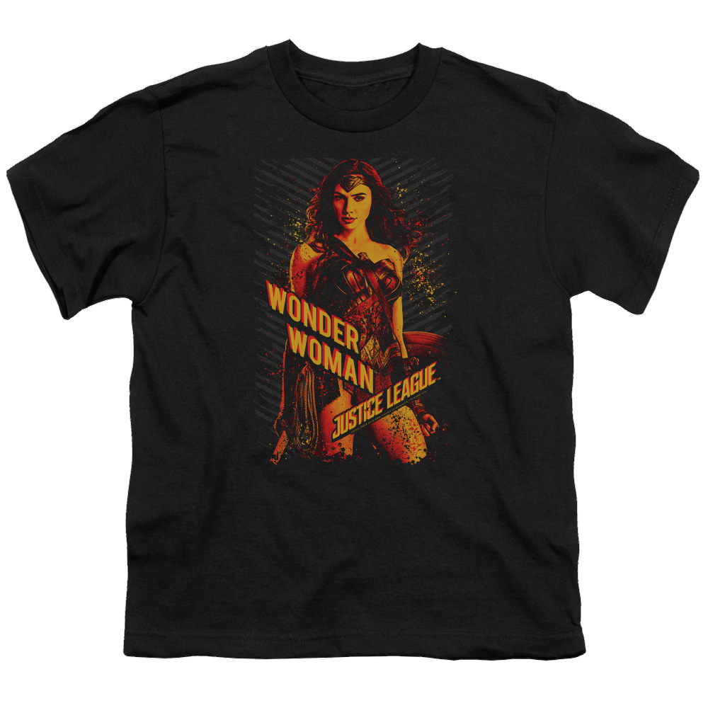 Justice League Movie Wonder Woman - Youth T-Shirt Youth T-Shirt (Ages 8-12) Justice League   