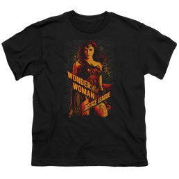 Justice League Movie Wonder Woman - Youth T-Shirt Youth T-Shirt (Ages 8-12) Justice League   