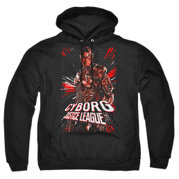 Justice League Cyborg Pullover Hoodie Pullover Hoodie Justice League   
